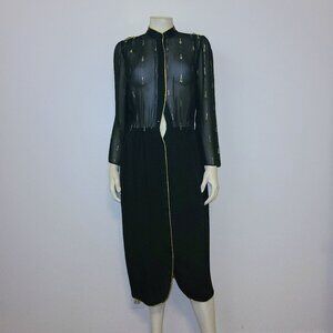 LILLIE RUBIN 70s/80s Evening Secretary Dress, Size 12